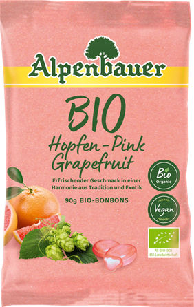 ALPENBAUER Hopfen Pink Grapefruit konfektes, 90 g