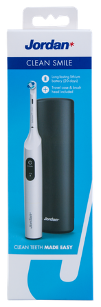 JORDAN Clean Smile (black) electric toothbrush, 1 pcs.