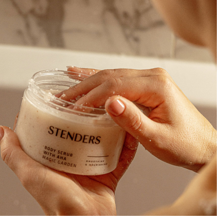 STENDERS Magic Garden, With AHA, Body scrub, 370 g