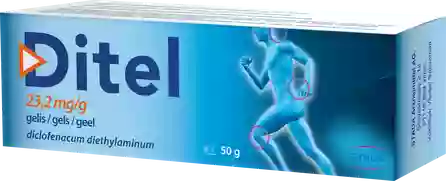 DITEL 23,2 мг/г диклофенака гель, 50 г