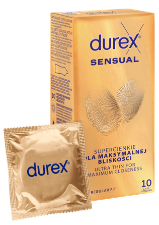 DUREX Sensual презервативы, 10 шт.