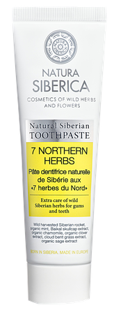 NATURA SIBERICA 7 Northern Herbs zobu pasta, 100 g
