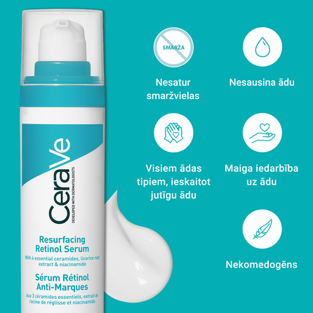 CERAVE Resyrfacing Retinol serums, 30 ml