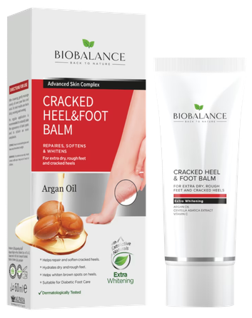 BIOBALANCE Argan Cracked Heel&Foot balm, 60 ml