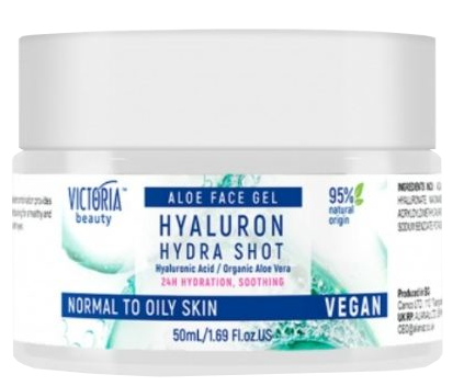 VICTORIA BEAUTY Hyaluron Hydra Shot Гель крем для лица, 50 мл