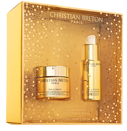 CHRISTIAN BRETON Coffret Red Top Ultimate Global Antiaging Cellular cream + Lifting serum dāvanu komplekts, 1 gab.