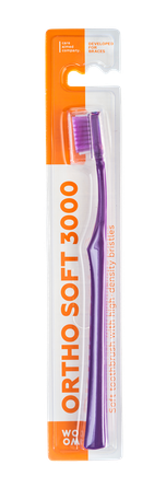 WOOM Ortho Soft 3000 zobu birste, 1 gab.