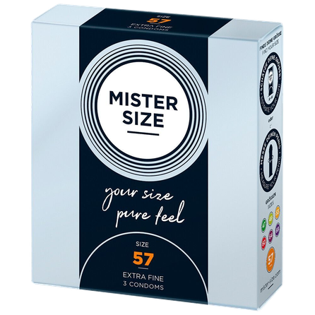 MISTER SIZE 57/180 mm prezervatīvi, 3 gab.