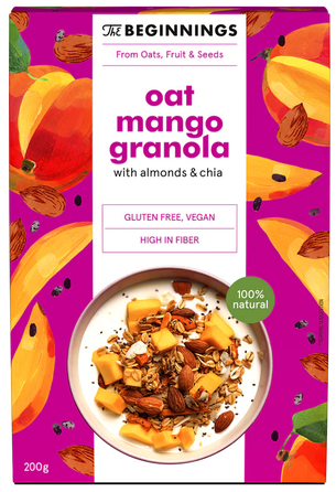 THE BEGINNINGS Auzu mango granola, 200 g