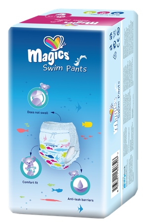 MAGICS Swimpants M (9-15 kg) biksītes, 11 gab.