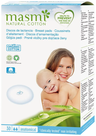 MASMI Organic прокладки для бюстгальтера, 30 шт.