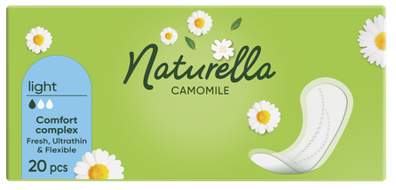 NATURELLA  Camomile Light pantyliner, 20 pcs.