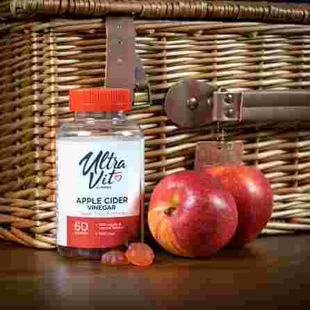ULTRAVIT   Gummies Apple Cider Vinegar pastilas, 60 gab.