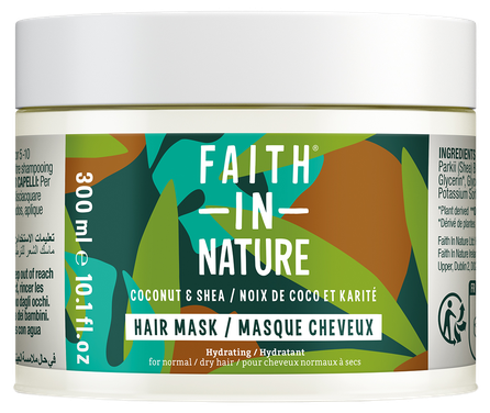 FAITH IN NATURE Coconut & Shea maska matiem, 300 ml