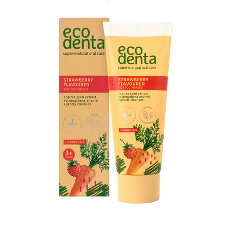 ECODENTA Strawberry Flavoured toothpaste, 75 ml