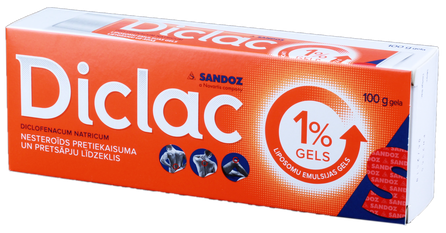 DICLAC 1 % gels, 100 g