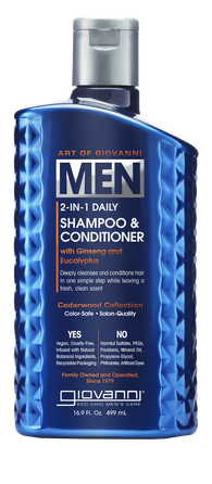 Men 2-In-1 Daily with Ginseng & Eucalyptus shampoo-conditioner, 499 ml