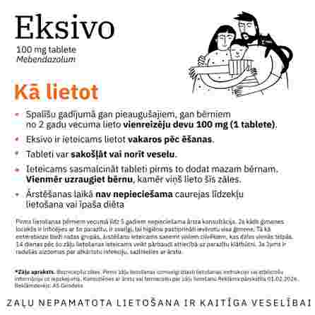 EKSIVO 100 mg pills, 1 pcs.