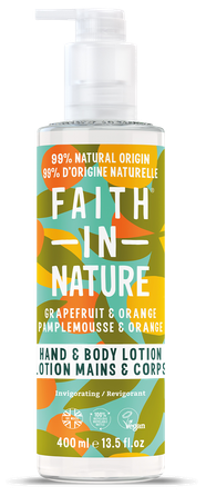 FAITH IN NATURE Grapefruit & Orange Hand & Body lotion, 400 ml