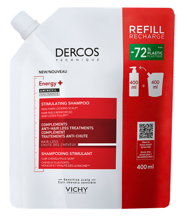 VICHY Dercos Energy+ Stiprinošs  šampūns, 400 ml