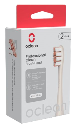 OCLEAN Professional Clean P1C8 Golden elektriskās zobu birstes uzgaļi, 2 gab.