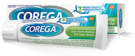 COREGA Extra Strong Fresh Mint fiksācijas krēms zobu protēzēm, 40 g