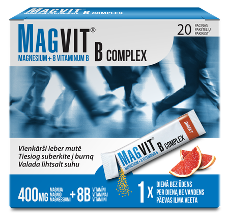 MAGVIT B Complex paciņas, 20 gab.