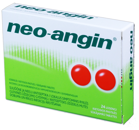 NEO-ANGIN lozenges, 24 pcs.