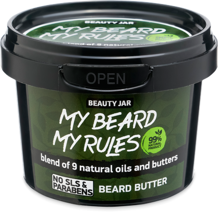 BEAUTY JAR My Beard My Rules bārdas sviests, 90 g