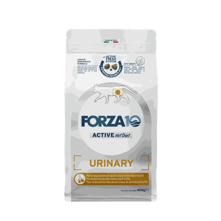 FORZA10 Activet Vetdiet Cat Urinary, Kaķiem sausā barība, 400 g