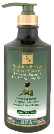 HEALTH&BEAUTY Dead Sea Minerals Olive Oil & Honey шампунь, 780 мл