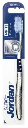 JORDAN Clinic Precision White Soft зубная щётка, 1 шт.
