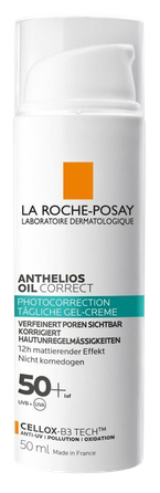 LA ROCHE-POSAY Anthelios Oil Correct SPF 50+ sunscreen, 50 ml