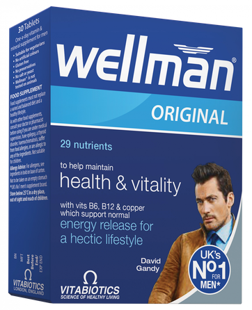 WELLMAN   Original tabletes, 30 gab.