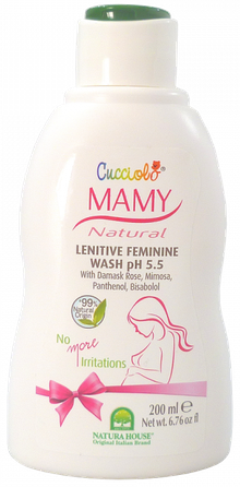 NATURA HOUSE Cucciolo Mamy mazgāšanas līdzeklis intīmai zonai, 200 ml