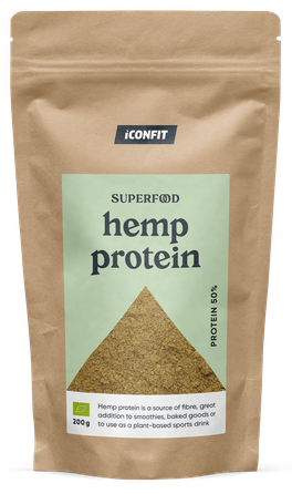 ICONFIT Organic Hemp Protein 50 % порошок, 200 г
