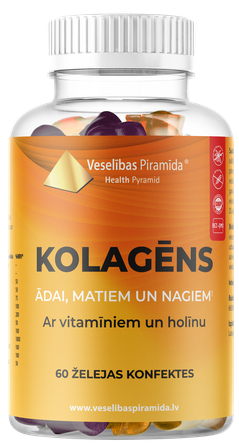VESELĪBAS PIRAMĪDA Collagen jelly candies, 60 pcs.