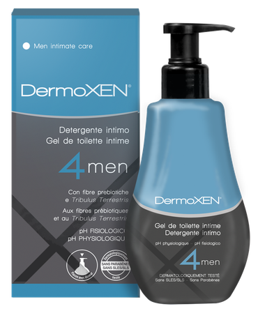 DERMOXEN 4 Men mazgāšanas līdzeklis intīmai zonai, 125 ml