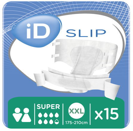 ID Slip Super XXL (175-210 cm) diapers, 15 pcs.
