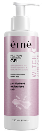 ERNE Witch Hazel Extract, Lactic Acid attīroša želeja, 250 ml