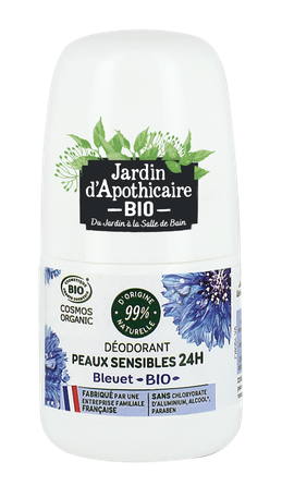 JARDIN D'APOTHICAIRE Василек 24 часа экологический роликовый дезодорант, 50 мл