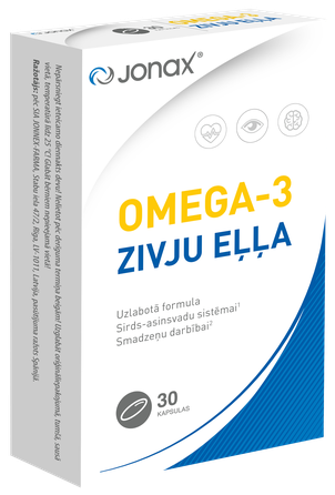 JONAX Omega-3 kapsulas, 30 gab.