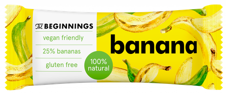 THE BEGINNINGS Banana bar, 40 g