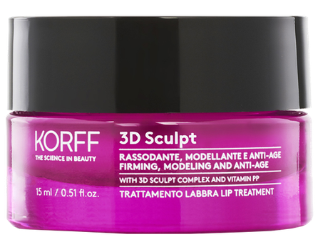 KORFF 3D Sculpt Contouring Antiaging lip care treatment, 15 ml