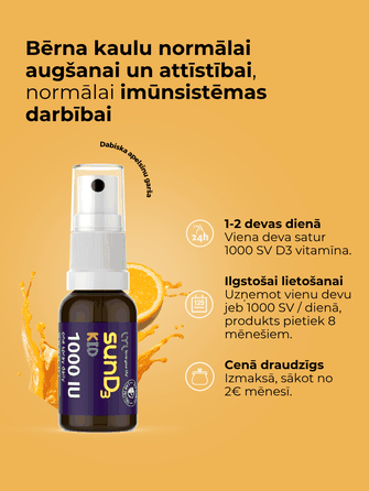 LYL SunD3 Kid 1000IU aerosols, 25 ml