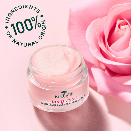 NUXE Very Rose lūpu balzams, 15 g