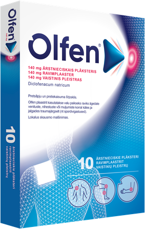 OLFEN 140 мг пластырь, 10 шт.