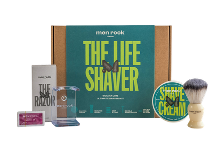 MEN ROCK Sicilian Lime, Ultimate Shaving komplekts, 1 gab.