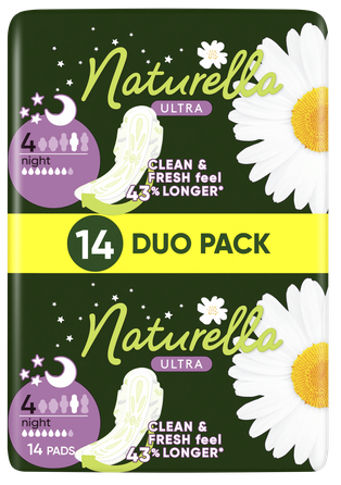 NATURELLA  Ultra Night pads, 14 pcs.