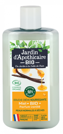 JARDIN D'APOTHICAIRE Миндально-ванильный экологичный крем для душа, 250 мл